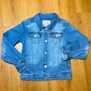 Levis Girls Type 3 Denim Trucker Jacket sz L (12/13YRS ) Woman’s XS